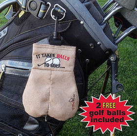 MY SACK premium golf ball storage bag holds 6 balls for organized, lightweight carry.
