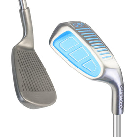 MYKUJA pitching wedge with wide sole facilitates easy chipping from rough.