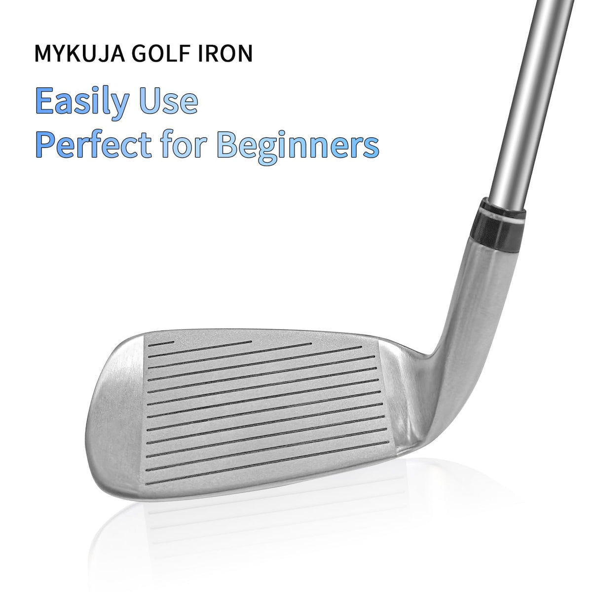 MYKUJA rubber grip delivers anti-slip comfort during chipping.