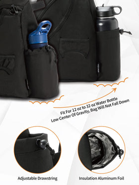 MYQ MOYAQI padded back panel enhances comfort during extended walks