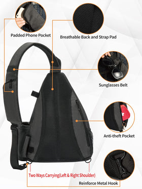 MYQ MOYAQI bag gray 10-12 capacity for discs and essentials