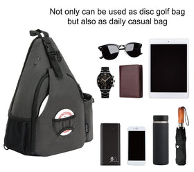 MYQ MOYAQI disc golf bag gray durable fabric for daily use