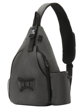 MYQ MOYAQI bag with retriever holder in gray for quick disc recovery
