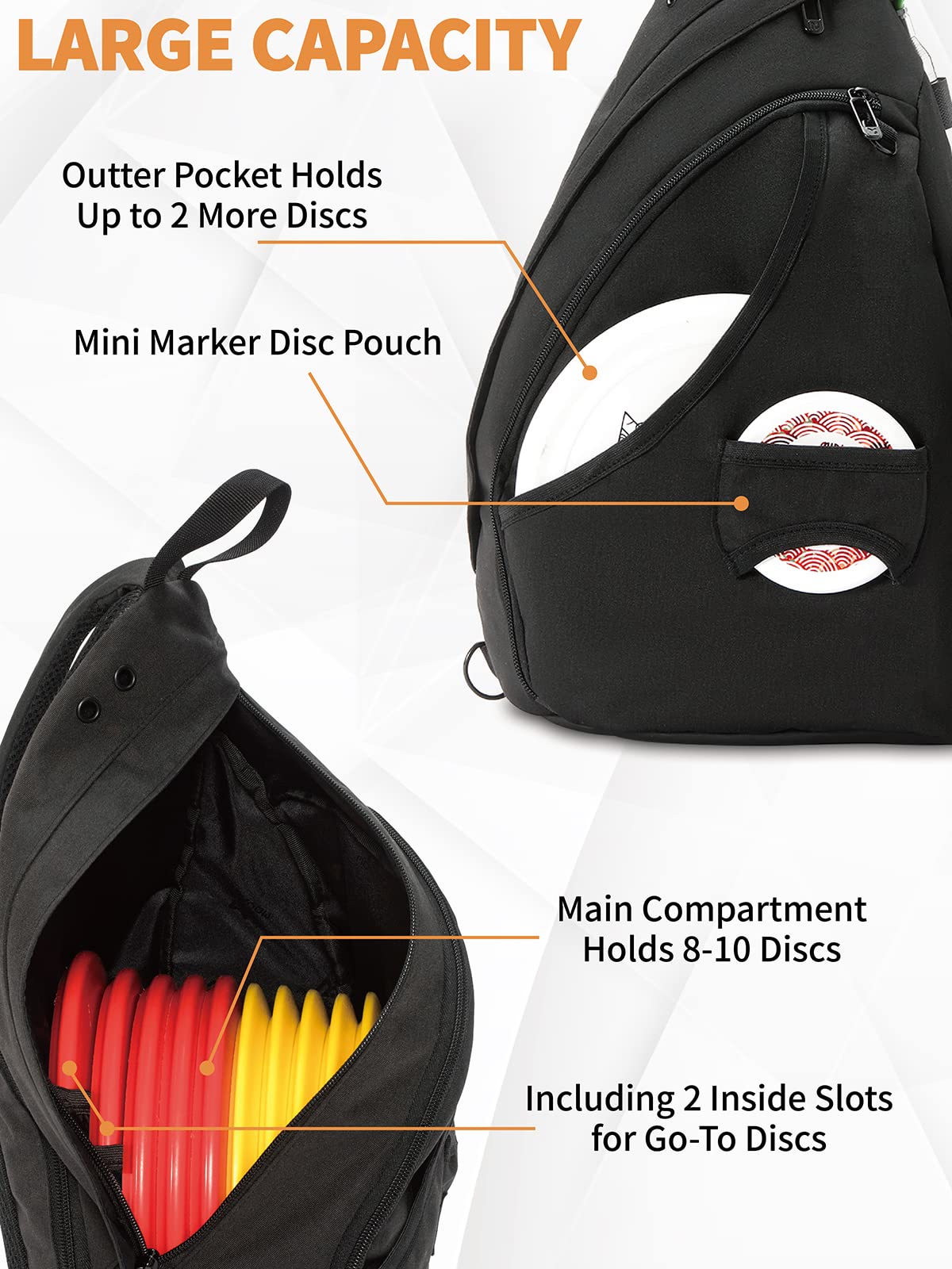 MYQ MOYAQI lightweight and durable bag protects discs while remaining portable