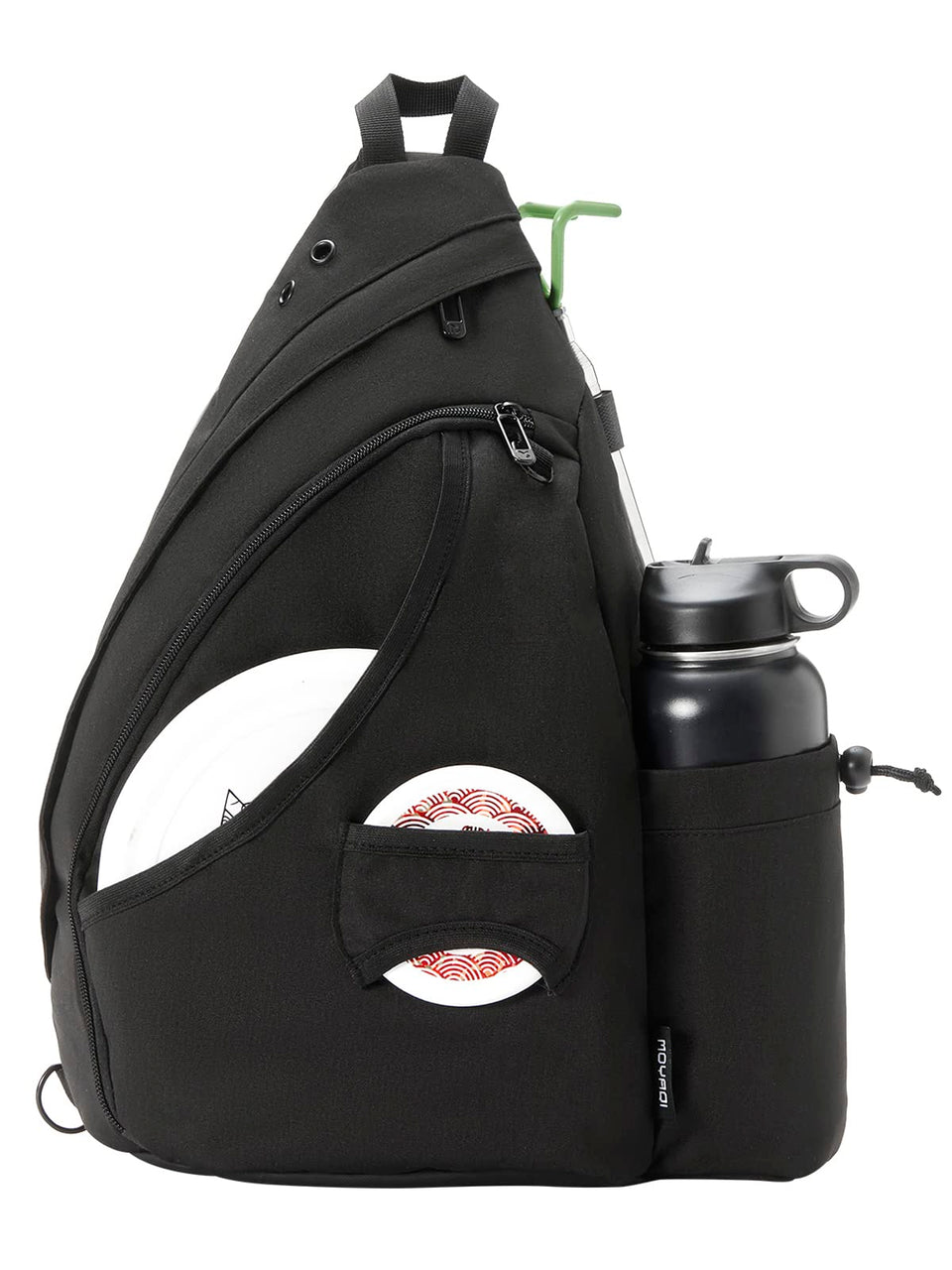 MYQ MOYAQI disc golf bag with retriever holder for fast on-course retrieval