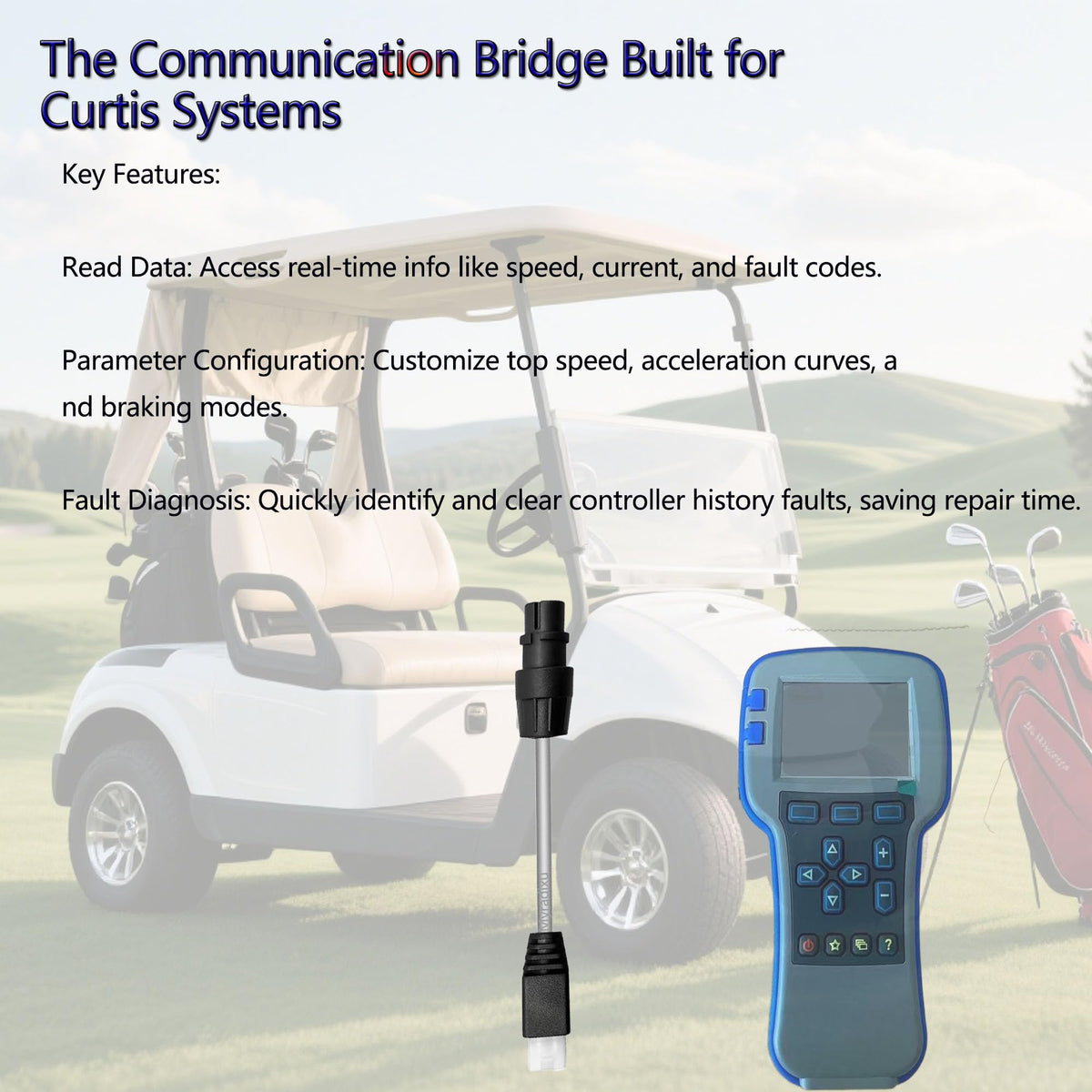 Myradixu Curtis 4-pin Molex connector ensures secure, OEM-like data transmission.