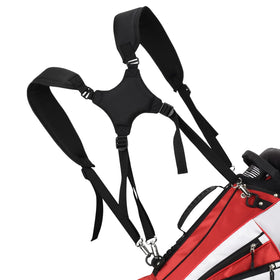 mytag golf bag cross straps with 4 clips for balanced carry