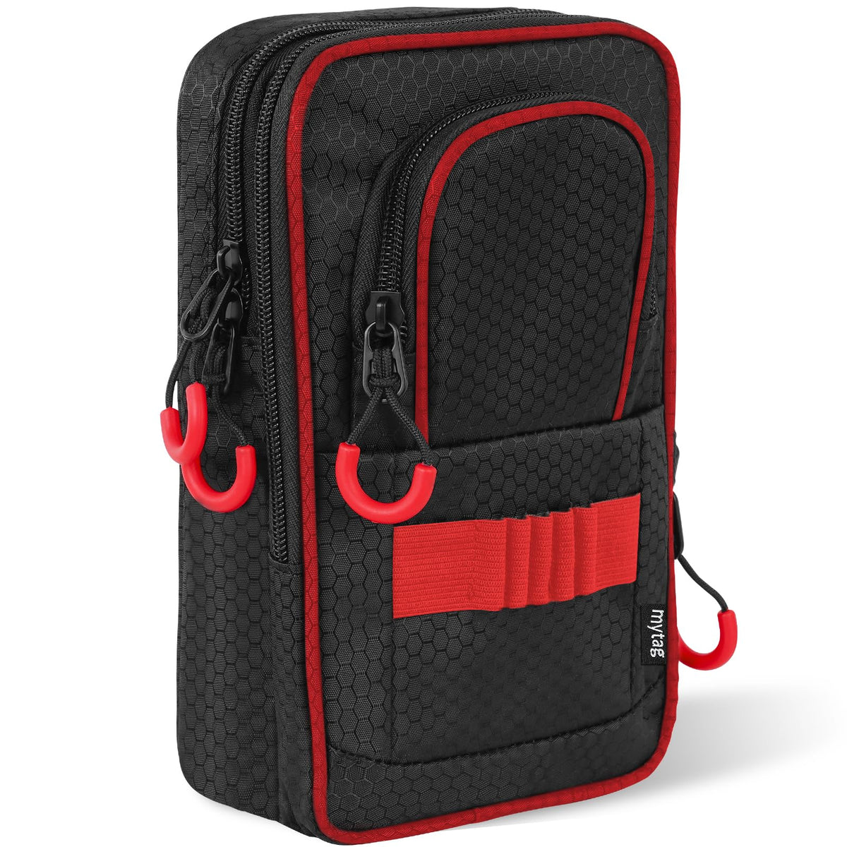 mytag Golf Ball Bag Pouch clip-on design allows secure carry on a bag or belt