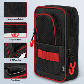 mytag Golf Ball Bag Pouch water-resistant honeycomb fabric resists wear on the course