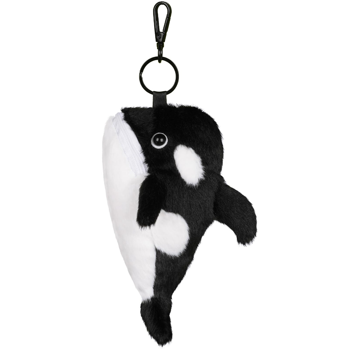 mytag Orca golf ball holder front view with plush design for quick ball access