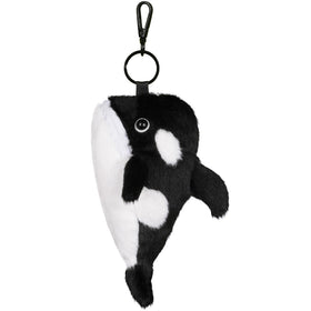mytag Orca golf ball holder front view with plush design for quick ball access