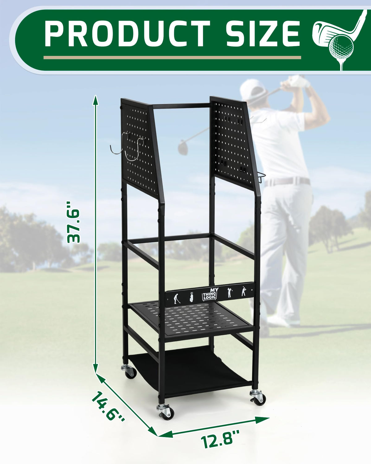 Mythinglogic compact garage storage solution keeping space uncluttered