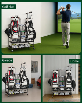 Mythinglogic golf accessory storage storing towels, hats, and small items