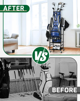 Mythinglogic golf club accessories hanging hooks in action