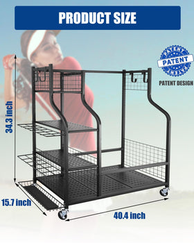 Mythinglogic extra golf club display stand holds up to 12 clubs