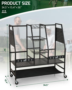 Mythinglogic golf shoes storage area keeping footwear organized and ready