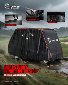 MZS windproof buckles keep the cover secure in wind