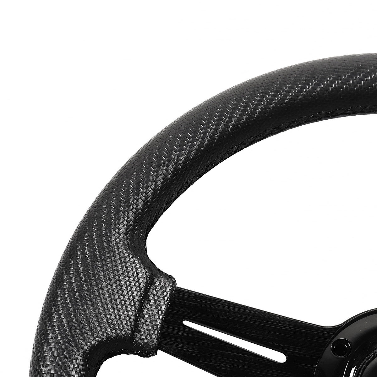 N2MU black 13-inch wheel uses premium PVC and aluminum for durability.