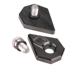 NA 1pc black golf weight for Cobra King F9 — angle view supports precise weight choice