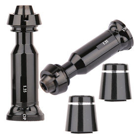 Aluminum alloy sleeve adapter close-up, durable build