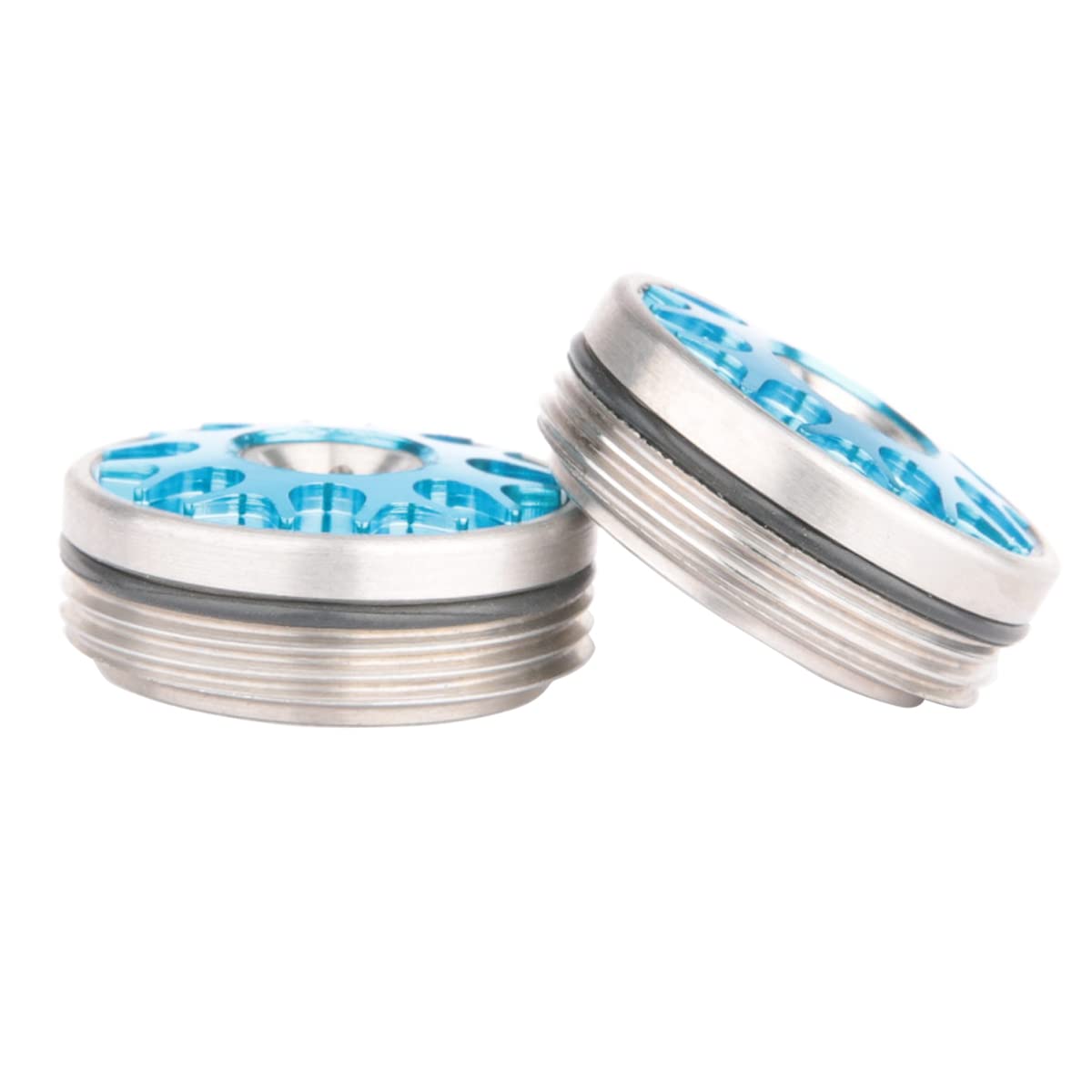 Packaging shows two blue 20g weights for Odyssey Stroke Lab and O-Works.