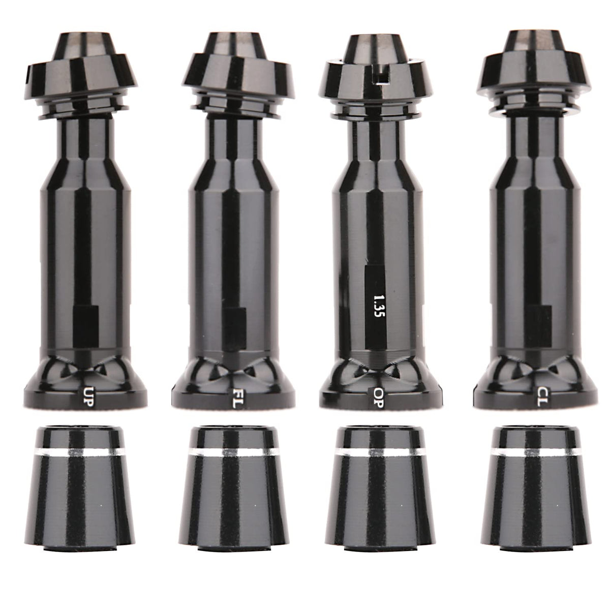 Packaged 1pc sleeve adapter with clear labeling
