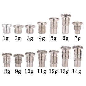 NA single 14g silver golf weight packaging for replacement and upgrade