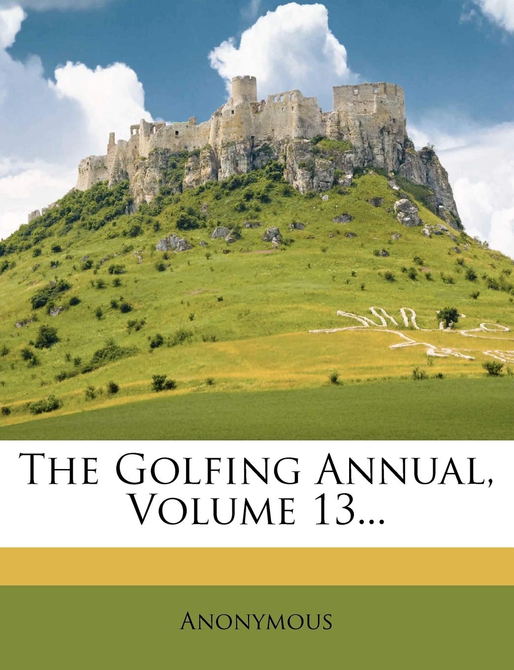 Nabu Press The Golfing Annual Volume 13 cover, a collectible golf history edition.
