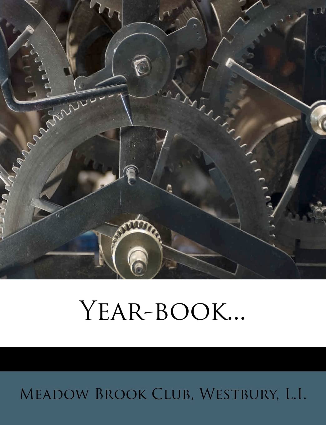 Nabu Press Year-book cover image, a historic artifact ideal for collectors and researchers