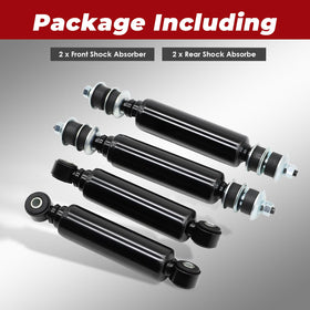 Nakkaa golf cart shocks installation showing bolt-on replacement