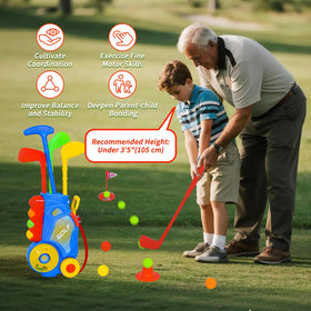 Nattork Toddler Golf Set flag two, enhances target practice for kids