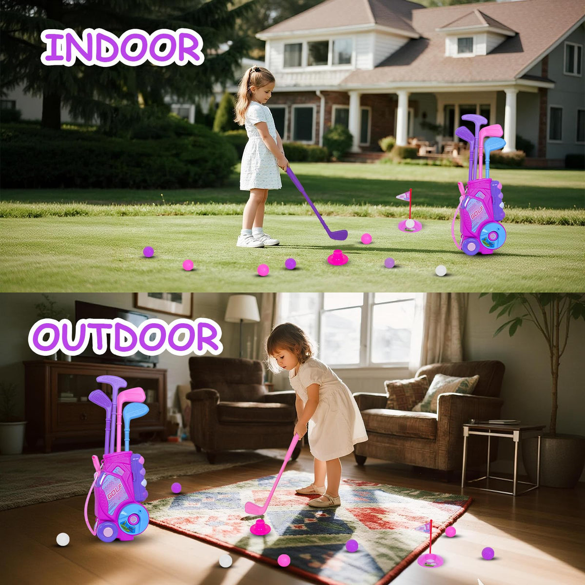 Nattork portable carrier helps kids carry the set.