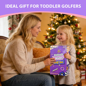 Nattork kid using the golf set indoors or outdoors.