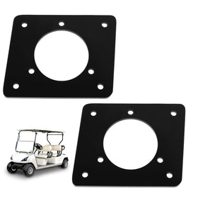 NBPLUS 36V TXT charging port adapter installed on EZGO cart for upgrades.