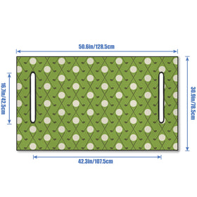 Neapth easy-install seat cover demonstrates tool-free setup on your cart.