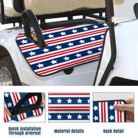 Neapth golf cart seat blanket protects against dirt, sweat and stains