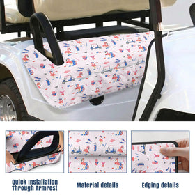 Neapth machine-washable golf cart seat cover simplifies cleanup after rides