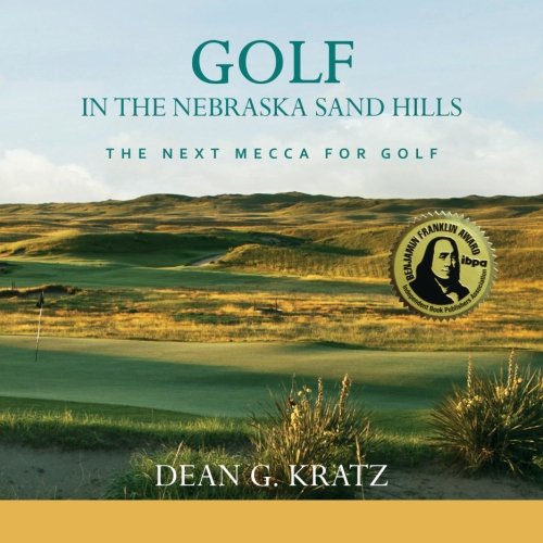 Nebraska Sand Hills Golf Book cover with expansive landscapes inspiring golfers