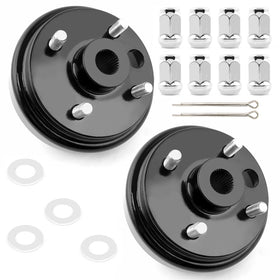 Neivilu brake drum hub assembly for EZGO TXT enables quick replacement with included hardware.