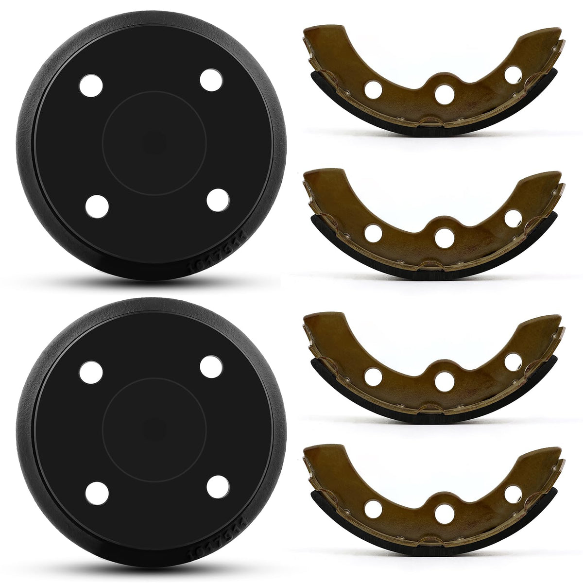 Neivilu brake drums for Club Car DS 1995-Up, durable replacement for reliable stopping