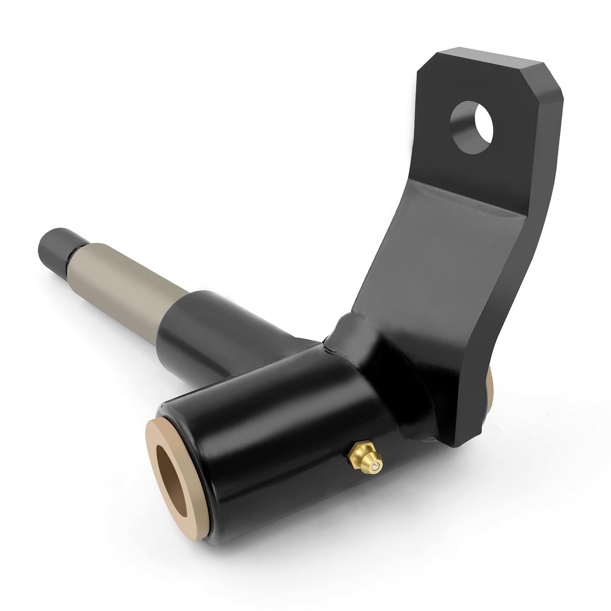Neivilu driver-side spindle installed on Club Car Precedent for smooth steering.