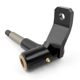 Neivilu driver-side spindle installed on Club Car Precedent for smooth steering.