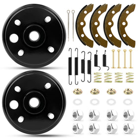 Neivilu EZGO TXT PDS brake shoes pack side view