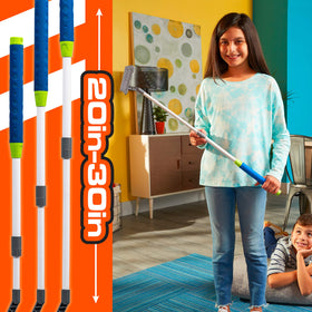 NERF Trick Shot putter extended to fit growing players