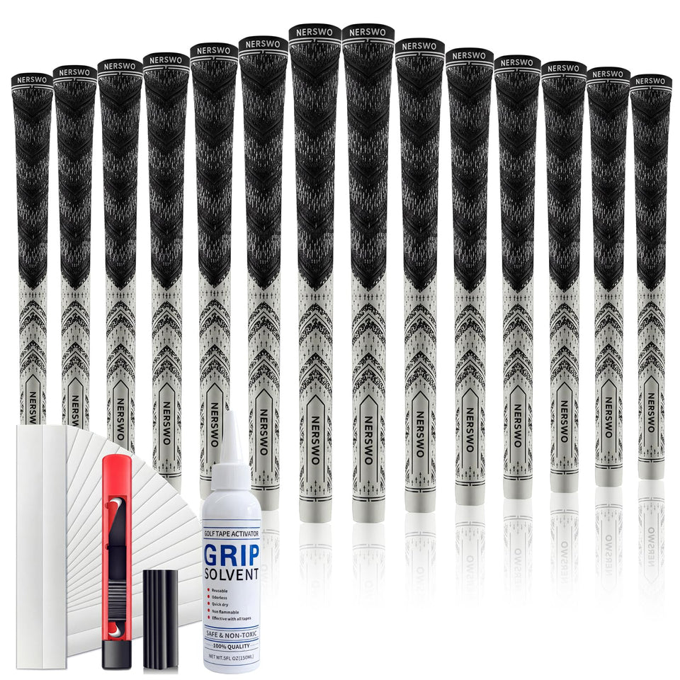 NERSWO cotton-rubber golf grips pack — durable upgrade for daily play