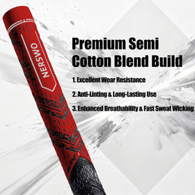 NERSWO cotton-rubber texture closeup highlighting breathable surface
