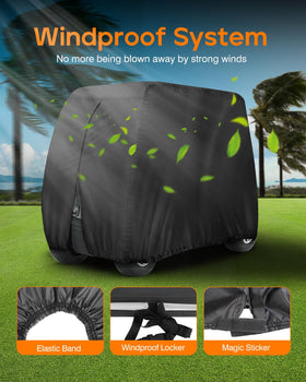 Neverland golf cart cover fits EZGO Club Car Yamaha carts