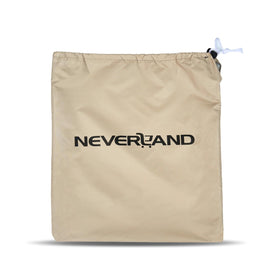 NeverLAND golf cart cover storage bag included for easy storage and transport.