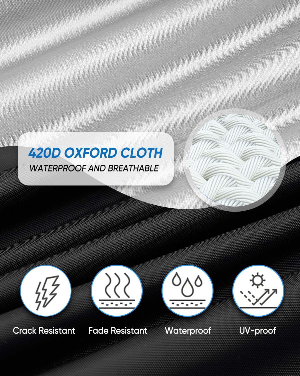 NeverLAND ventilation design promotes airflow to reduce moisture under the cover.