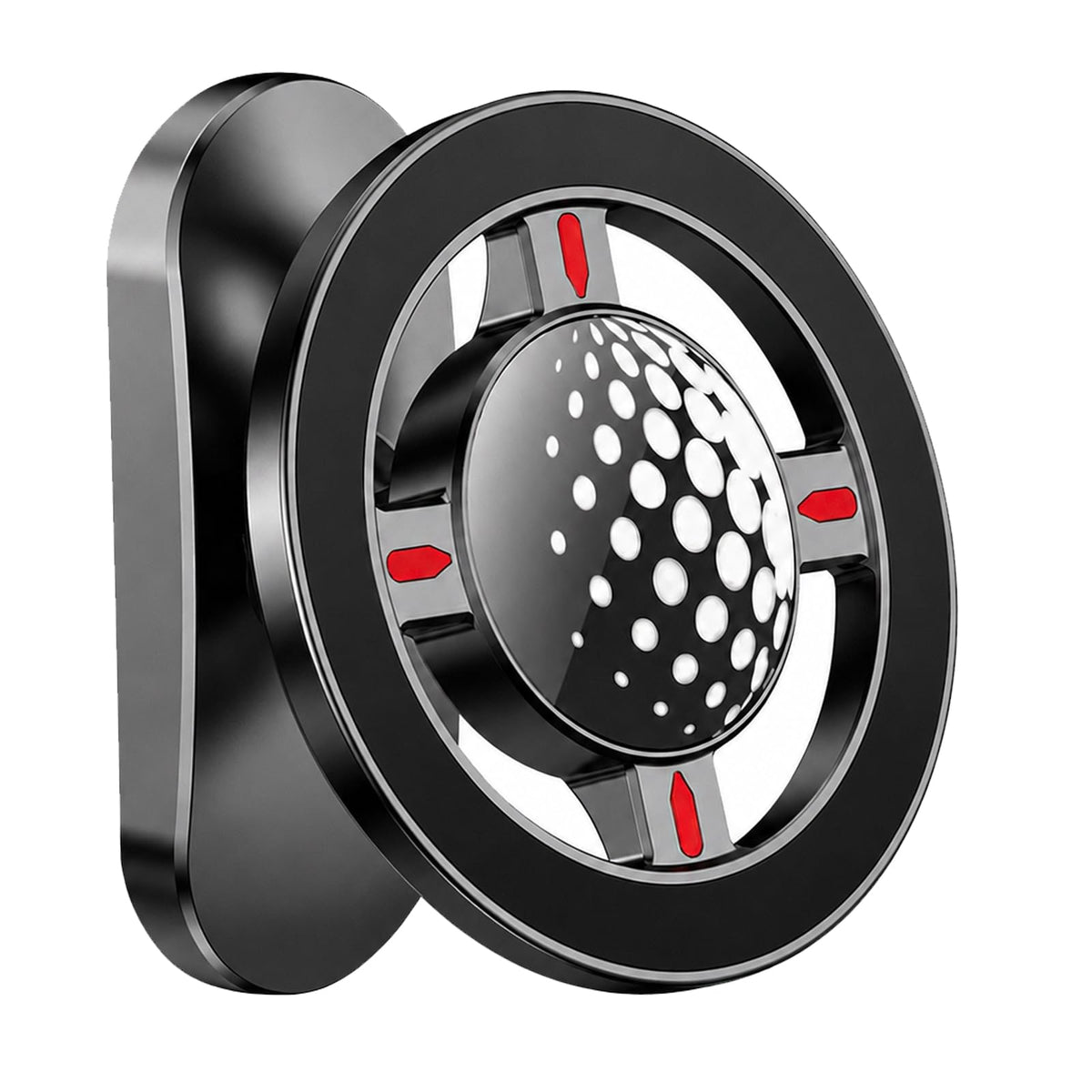 Neverland golf cart phone holder with metal ring for secure attachment